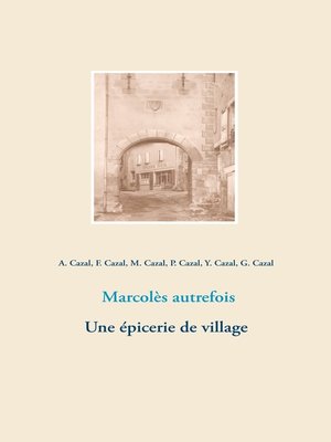 cover image of Marcolès autrefois. Une épicerie de village